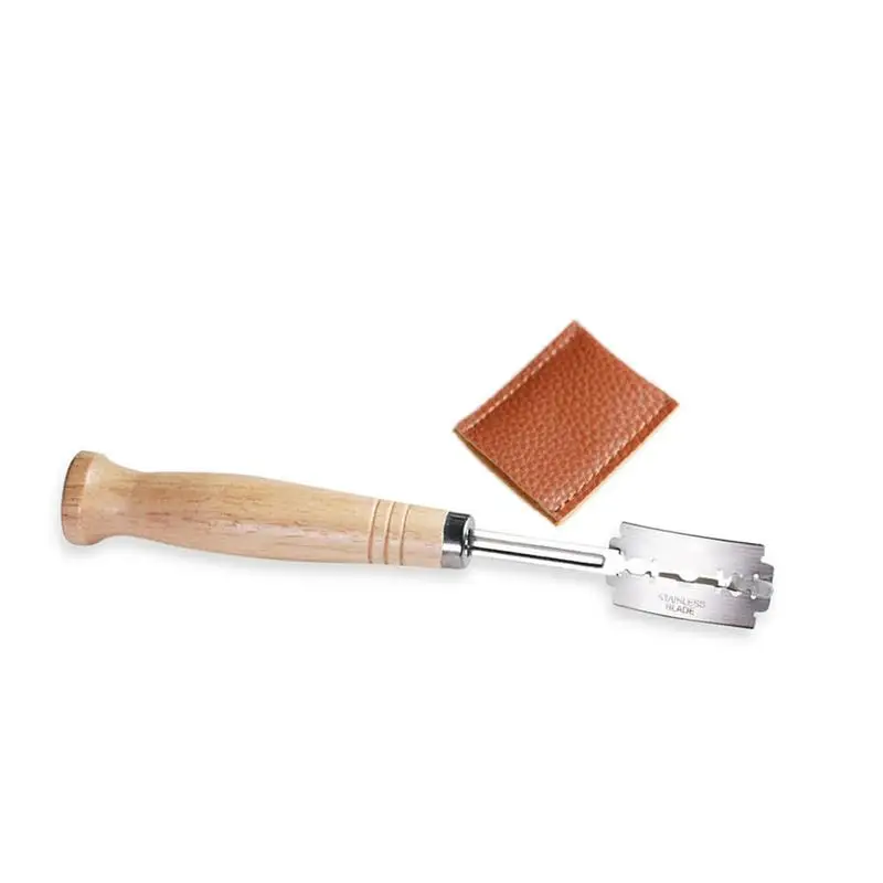 

Bread Lame Dough Scorer With 4 Stainless Steel Razor Blades Protect Cover Practical Bread Making Supplies For Women Men Females