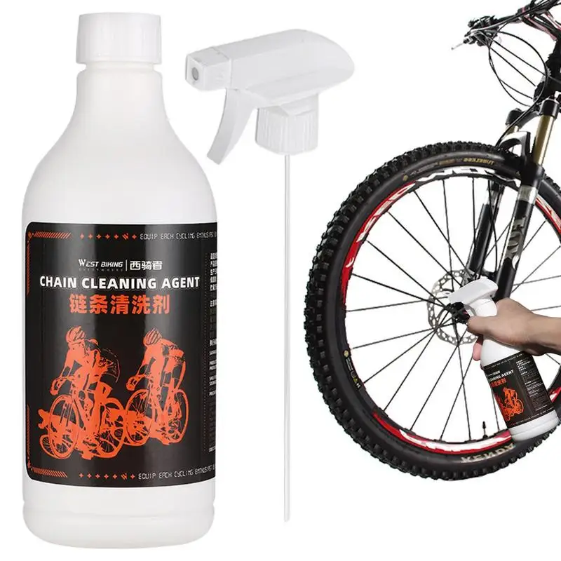 

Bicycle Chain Cleaner Degreaser Bike Chain Cleaner 500ml Effective Bike Cleaning Spray For Mountain Bikes Bicycles And More