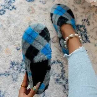 Женская теплая обувь на плоской подошве с мехом брендовые повседневные