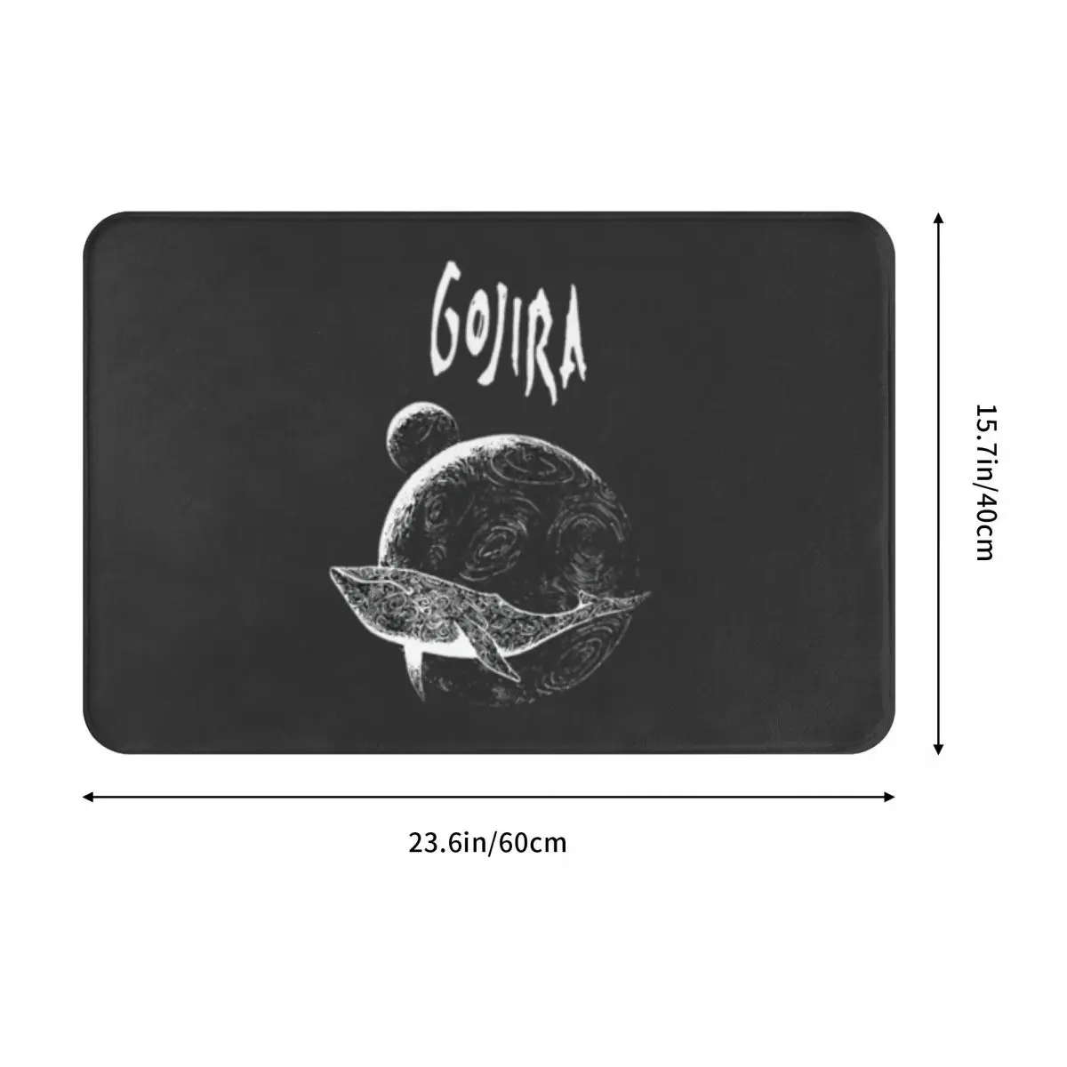 Фото Коврик для пола Gojira Music Tour 2025, для йога-студии, прихожей, общежития, толстый плюшевый впитывающий коврик №3
