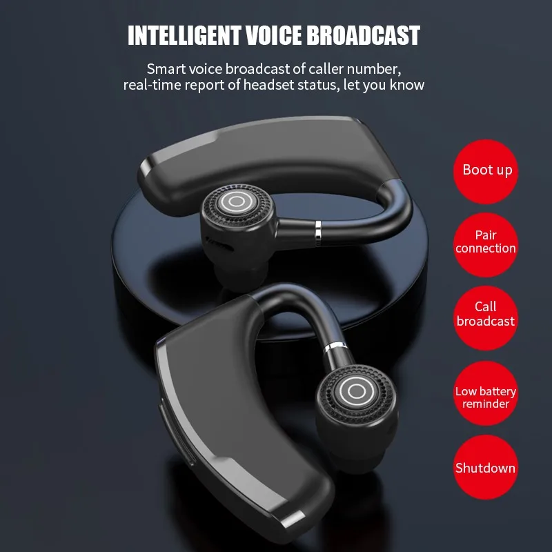 

1 Set V10P Bluetooth 5.0 Earphones Wireless Headphones Blutooth Handsfree Headphone Sports Earbuds Gaming Headset