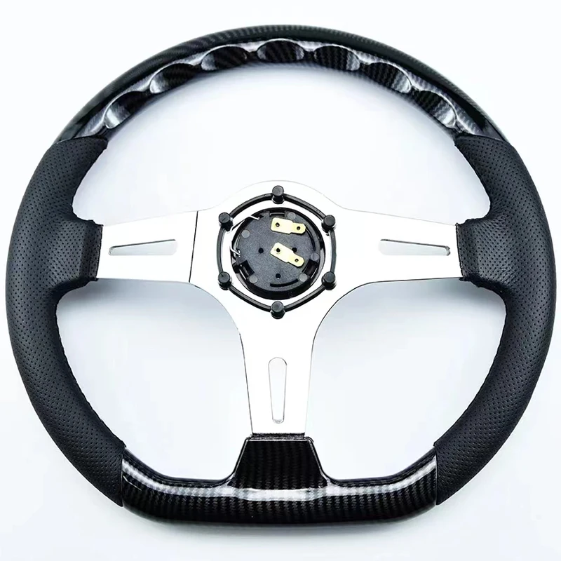 Классический винтажный спортивный деревянный руль 14 дюймов от WORMS кожаный