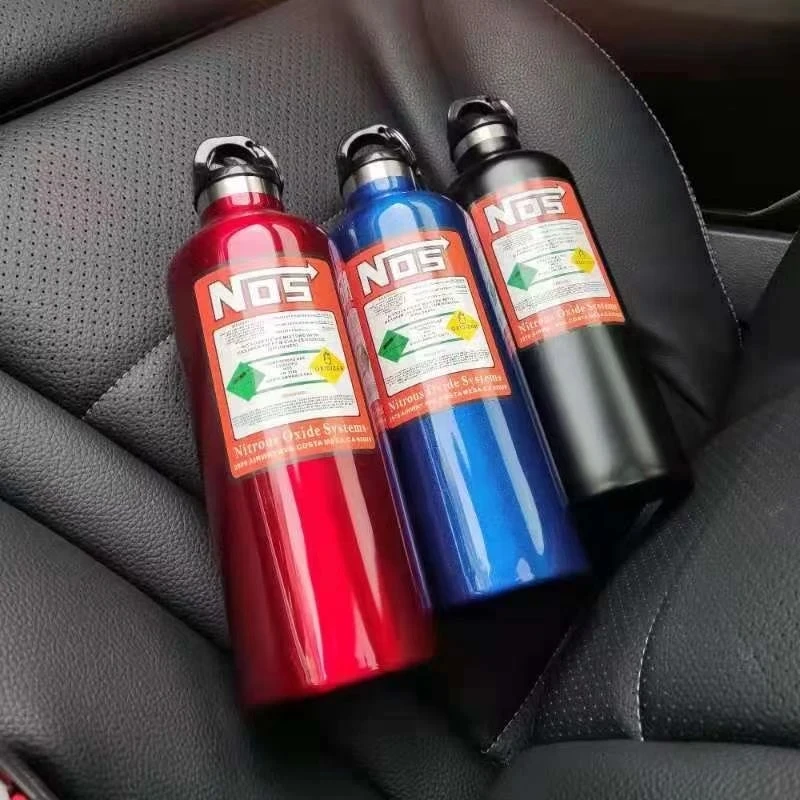 

NOS Nitrogen Bottle Car Insulation Cup 500ml Insulation Pot Modified Racing Style Car Interior Decoration Accessories