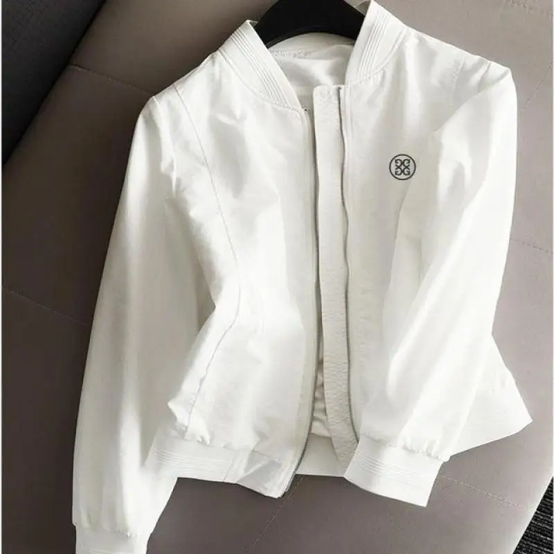 

Women's Golf Wear New Goods 2023 Utaa Golf Wear Women Spring Women's Golf Clothing Women's Bomber Jacket Windbreak Women Jacket