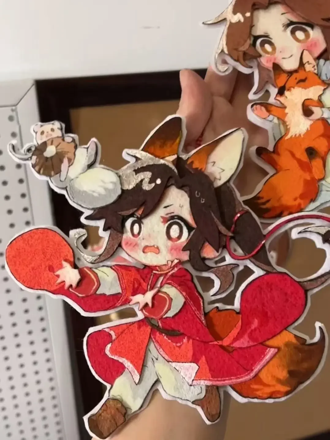 Аниме небесные официальные благословения Xie Lian Hua Cheng Q Edition яркая Нетканая