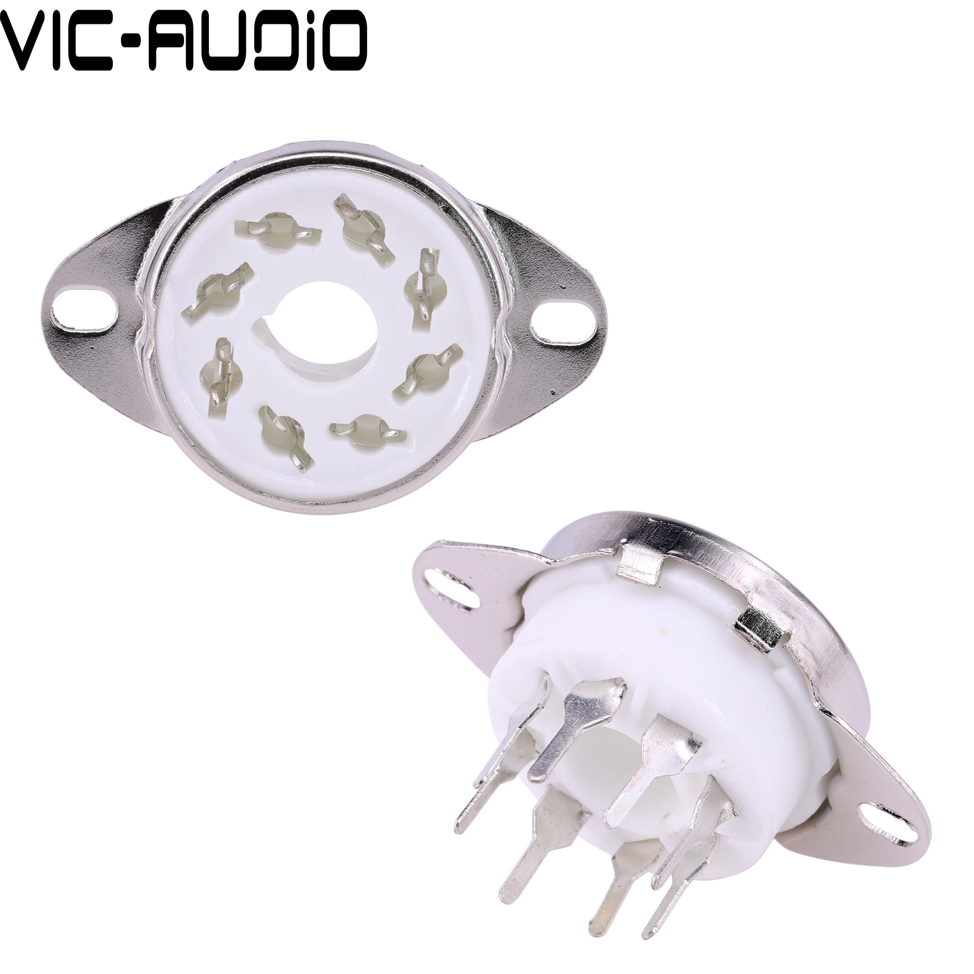 8-контактная трубчатая розетка керамическая Φ K8A винтажная клапана для KT88 6V6 6L6 EL34