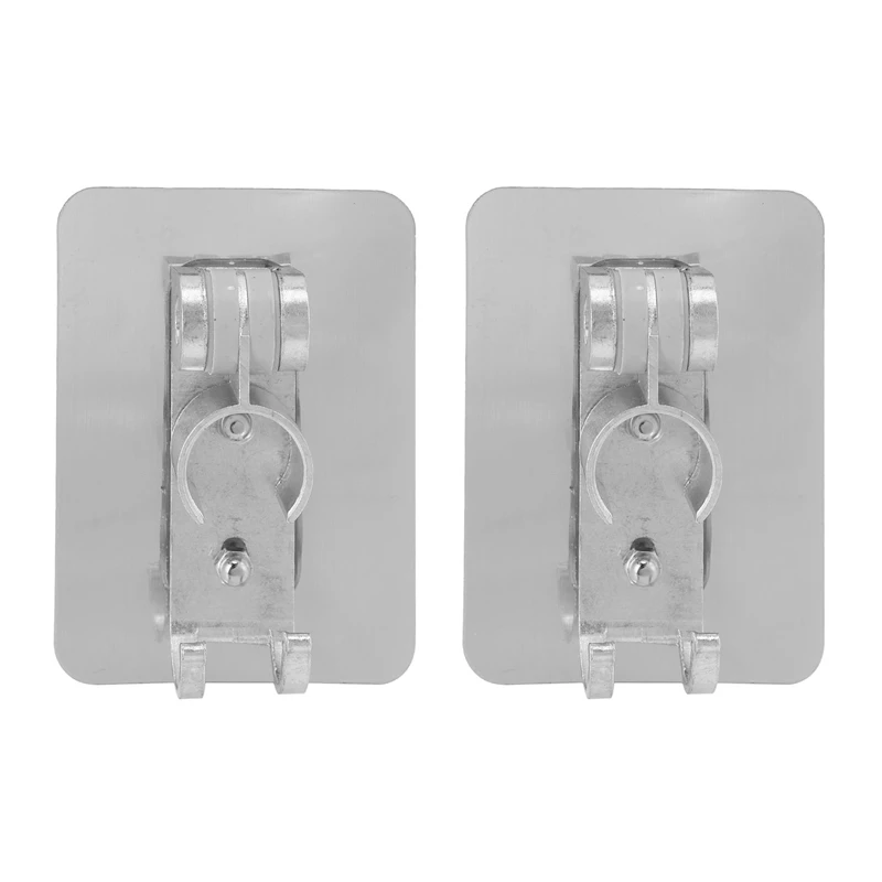 

Adhesive Shower Head Holder Adjustable Shower Wand Holder(2Pc)