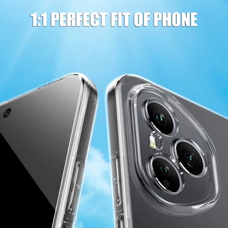 Фото Ультратонкий силиконовый мягкий чехол для Huawei Honor 400 200 90 70 50 Lite Pro, прозрачная задняя крышка, противоударный корпус Honor400 №2