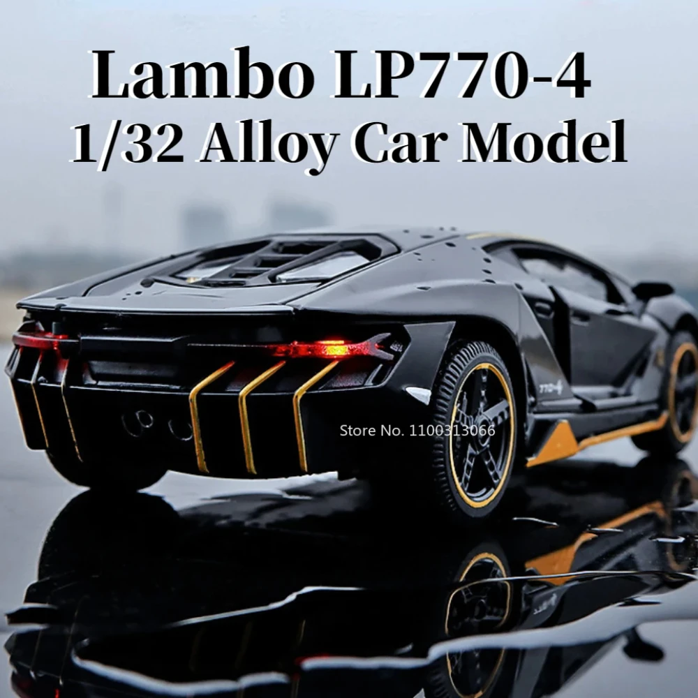 1:32 Lambo Lp770-4 Модель Суперспортивного Автомобиля Из Сплава Литая Под Давлением