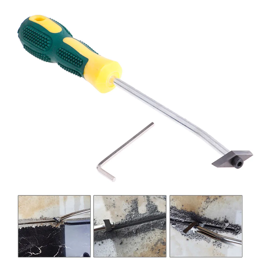 

Professional Ceramic Tile Grout Remover Tungsten Steel Tile Gap Cleaner Drill Bit Floor Wall Seam Cement Cleaning Tool