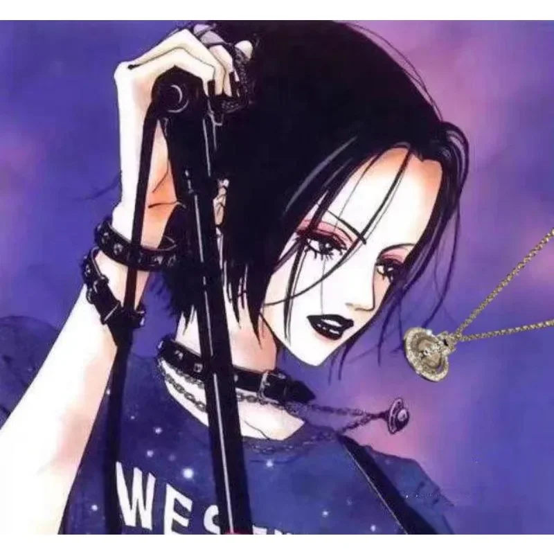 Аниме NANA Y2K Сатурн кулон рок-н-ролл ожерелье сверкающая звезда роскошные модные