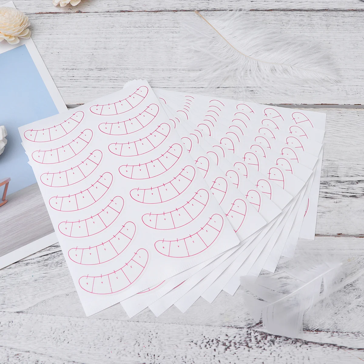 

Sticker Eyelashes Stickers Eye Eyelashgrafted Tips Practice Positioning Position Extensions Pads Extension Lash Tool Isolation