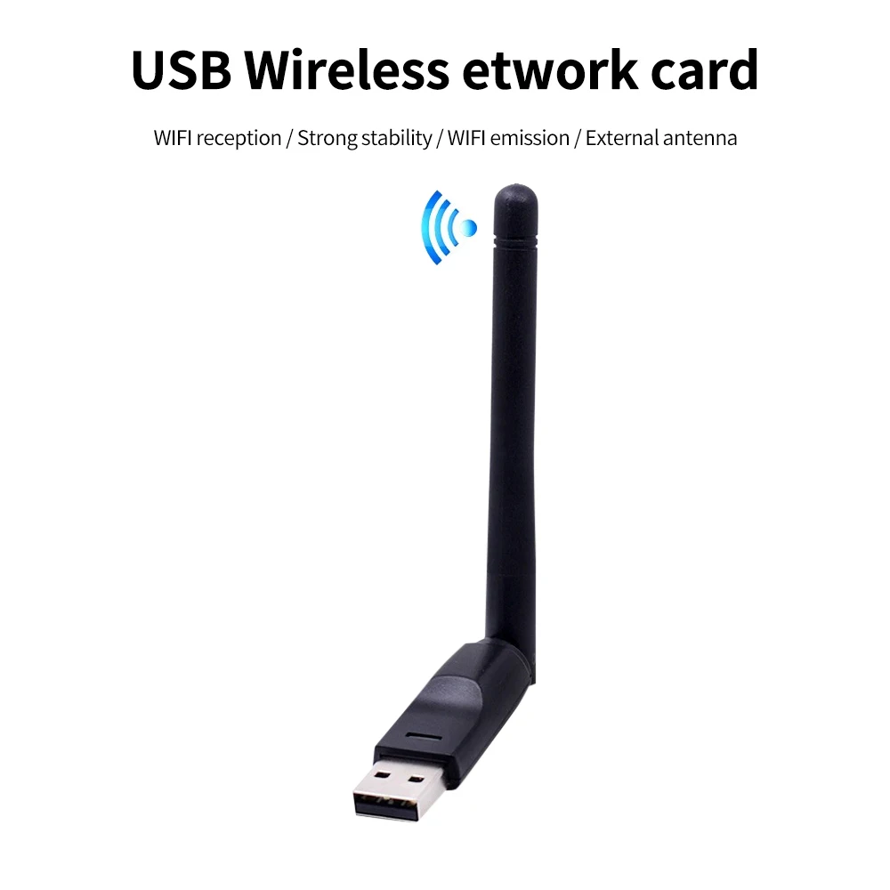 Мини USB Wifi адаптер 150 Мбит/с беспроводная сетевая карта настольный ноутбук