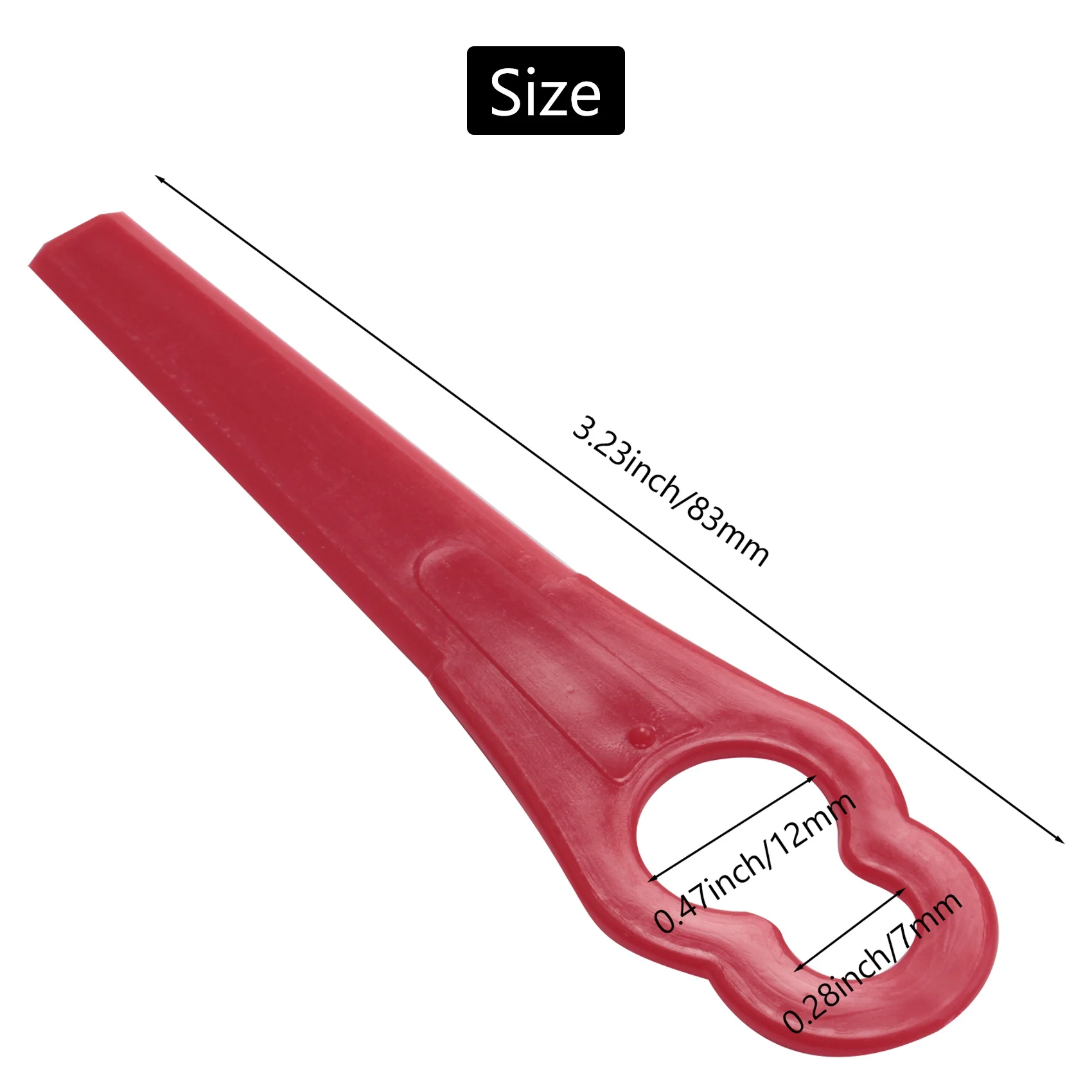 100 шт. раздвижной пластиковый фототриммер для травы DKGT06 20 в литиевый 1500 мАч