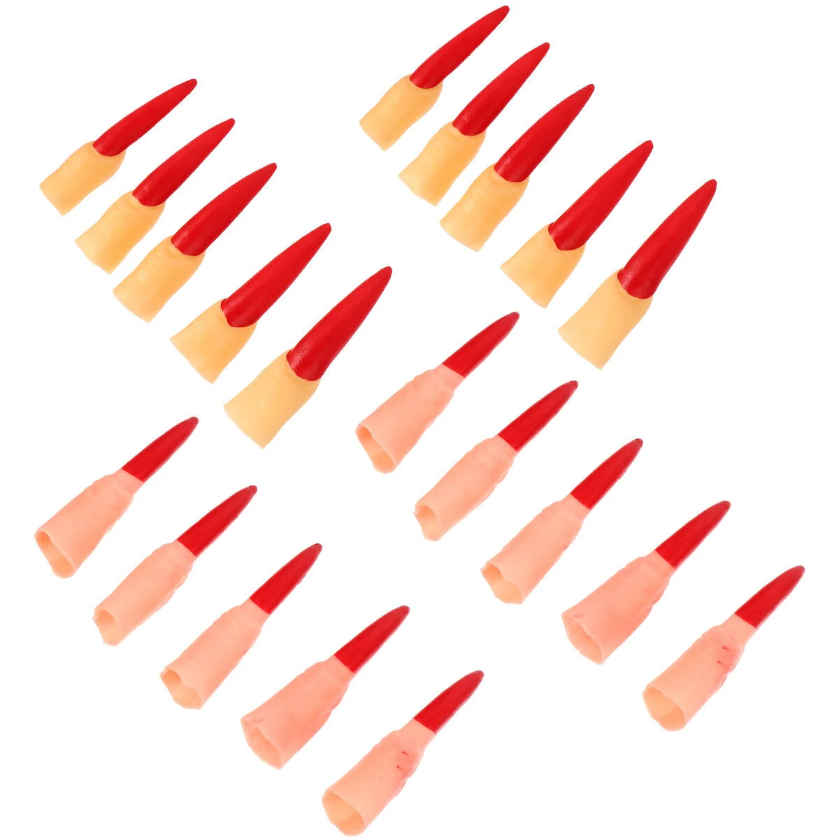 

20pcs Witch Finger Fake Fingers Nail Spooky Witch Nails Scary Finger Covers