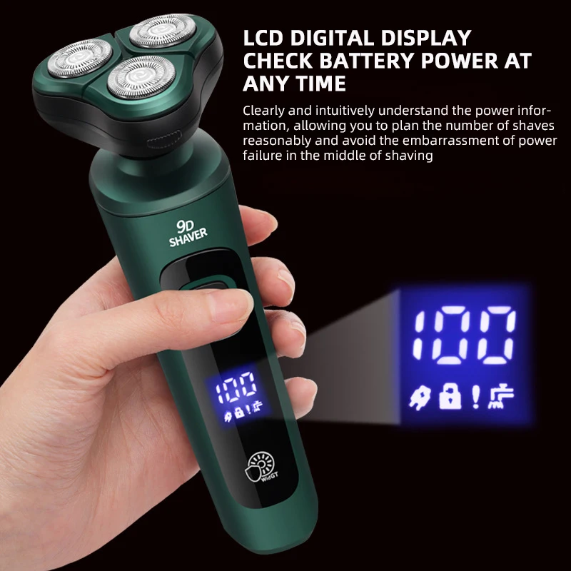 

Electric Razor Electric Shaver USB Rechargeable Shaving Machine for Men Beard Razor Wet-Dry Dual Use Waterproof