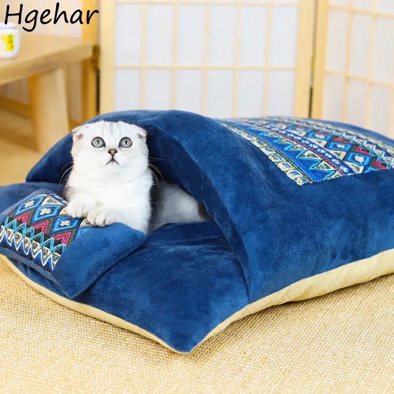 

Зимние теплые лежанки для кошек, мягкие удобные моющиеся переносные плюшевые спальные коврики, дышащий щенок, аксессуары для дома, новинка