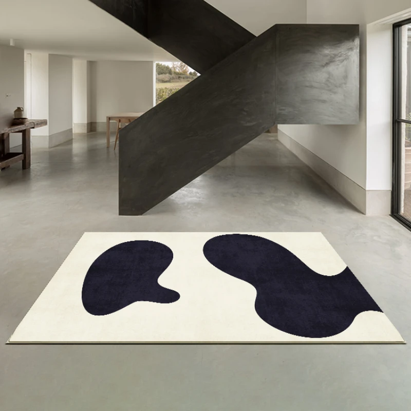 

Минималистичный художественный ковер, большой декоративный ковер для гостиной, дивана, роскошный индивидуальный утолщенный пушистый напо...