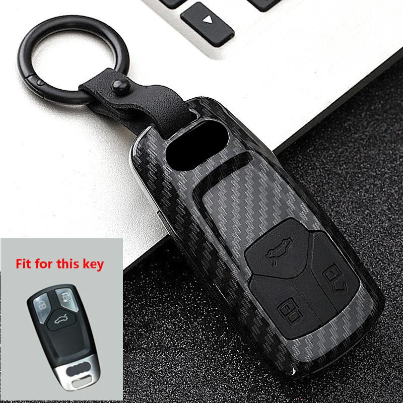 

Car Key Case Cover Shells Holder For Audi A6 A5 Q7 S4 S5 A4 B9 Q7 A4L 4m TT TTS RS 8S 2016 2017 2018 Accessories Car-Styling
