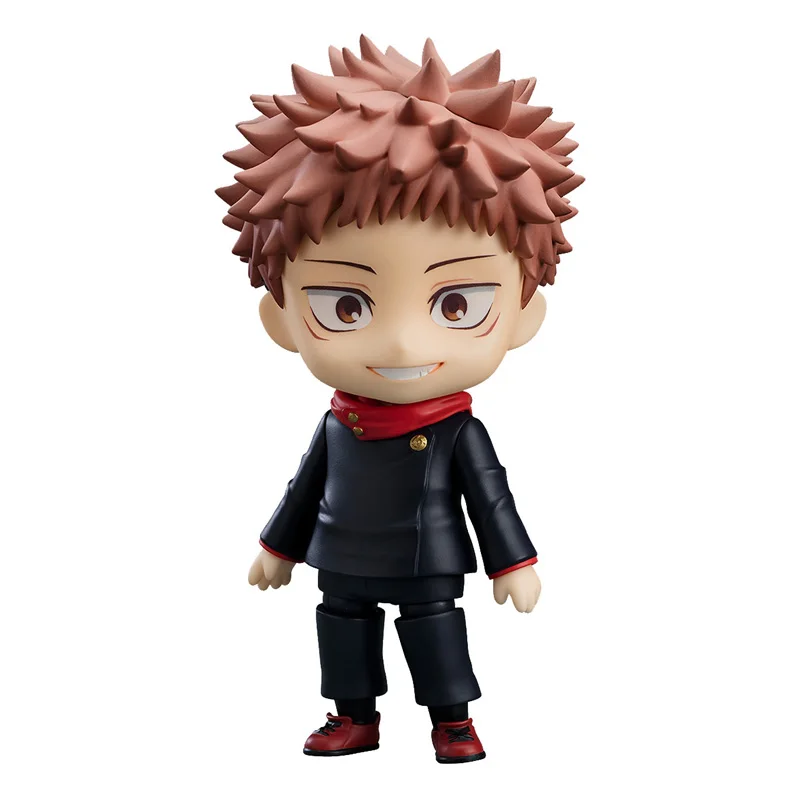 

Jujutsu Kaisen 100% Original Genuine Itadori Yuji Clay People Q Version Anime Doll Model 10cm Collection Action Figure Toy Gift
