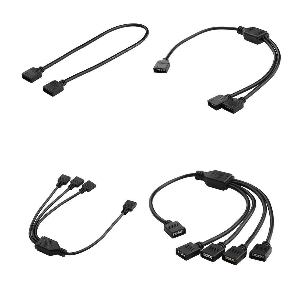 Разветвитель для светодиодсветильник ленты кабель светодиодной 3528/5050 RGB 4