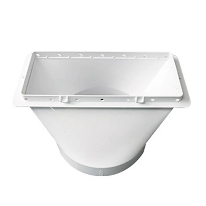 

Прямоугольный интерфейс 130 мм, портативный адаптер для окон кондиционера, соединитель для выхлопного шланга, Прямоугольный плоский интерфе...