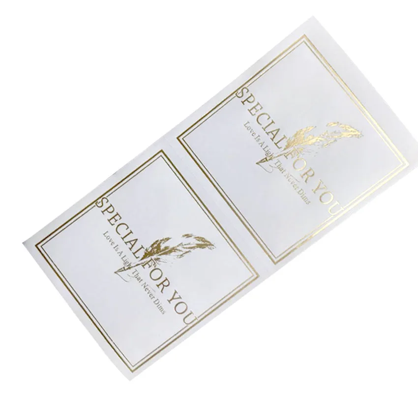 

leaffei белые квадратные наклейки из крафт-бумаги 60 шт