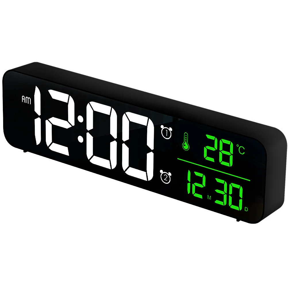 

Clock Alarm Bedsidedigital Led Use Daily Mute Desktop Lamp Light Display Tablemultipurpose Novel Electronic Bedroom Teens Desk