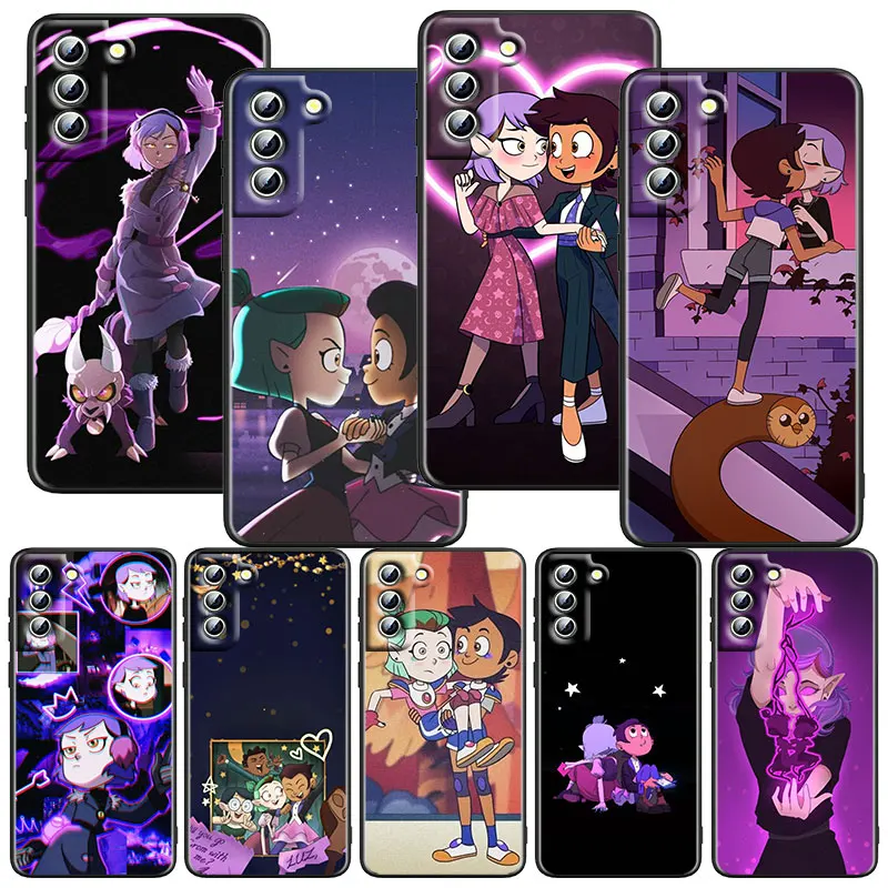 

Magic Full House Phone Case For Samsung Galaxy S22 S21 S20 S10 S10e S9 S8 S7 PRO Ultra Plus FE Lite Black luxury Cover Funda