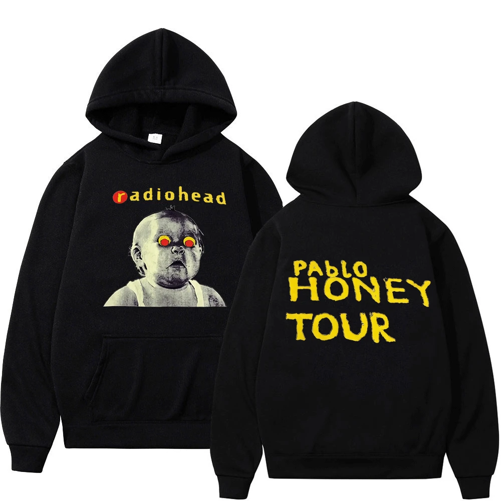 

Vintage Rare!! Radiohead Pablo Honey Tour Hoodie for Men Women Clothing 2022 Spring New Oversized Sweatshirts Fleece Pullover
