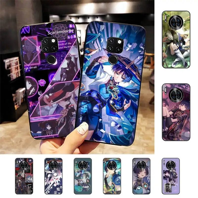 

Scaramouche Genshin Impact Phone Case For Huawei Nova 3I 3E mate 20lite 20Pro 10lite Luxury funda case