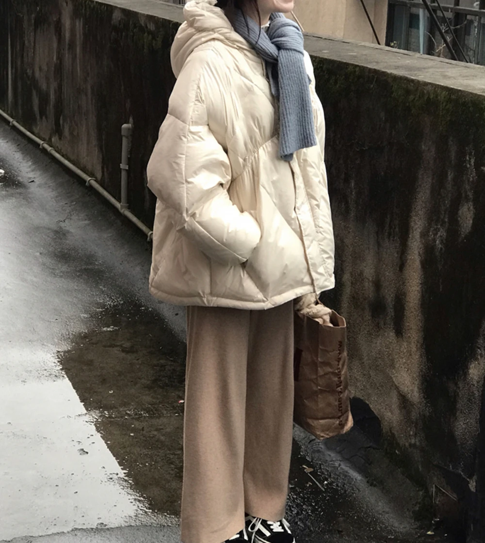 2022 Winter Cotton Padded Clothes, Women's Small Bread Clothes, Korean Version, Loose, Thick, Warm Coat For Forest Students