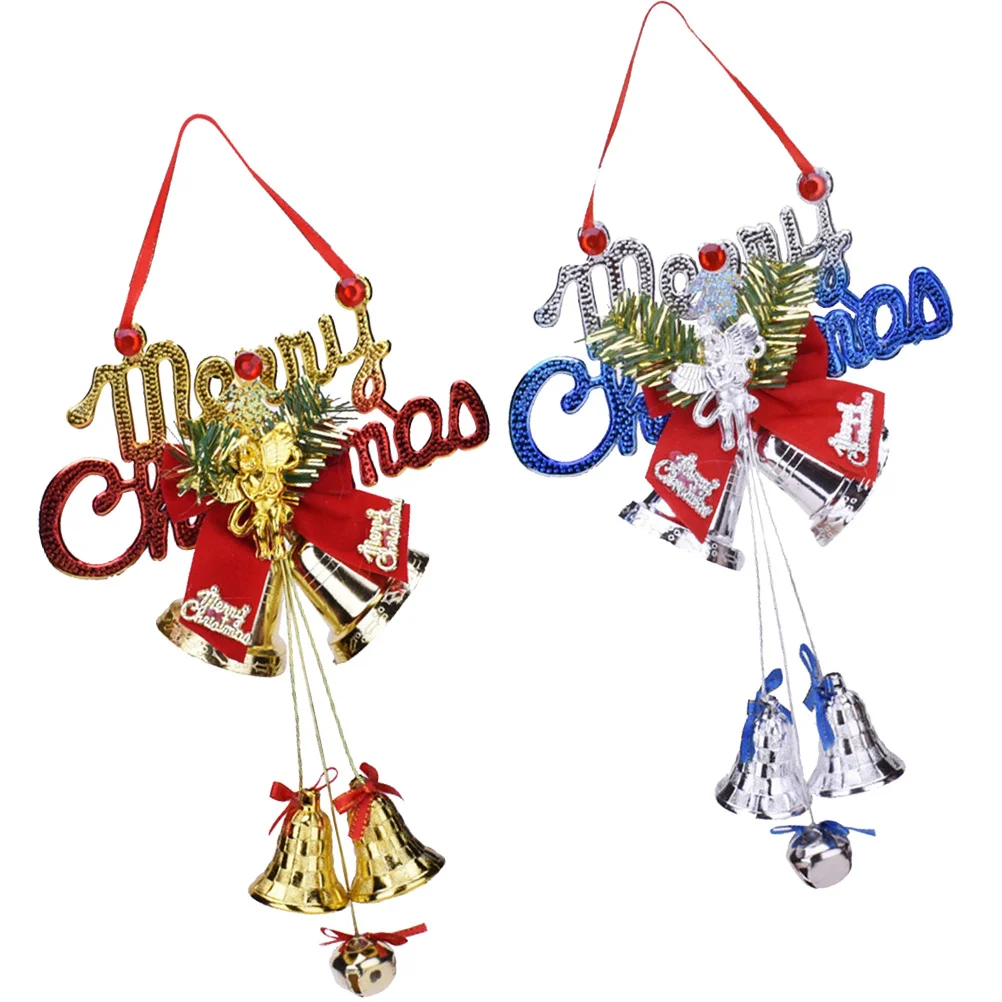

2 Christmas Pendants Wall Xmas Tree Hangers Ornaments for Cafe Office Store Restaurant
