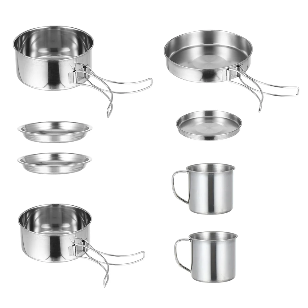 

1 Set Backpacking Cookware Backpacking Kit Camping Cookware Set Kit Outdoor Cooking Kit