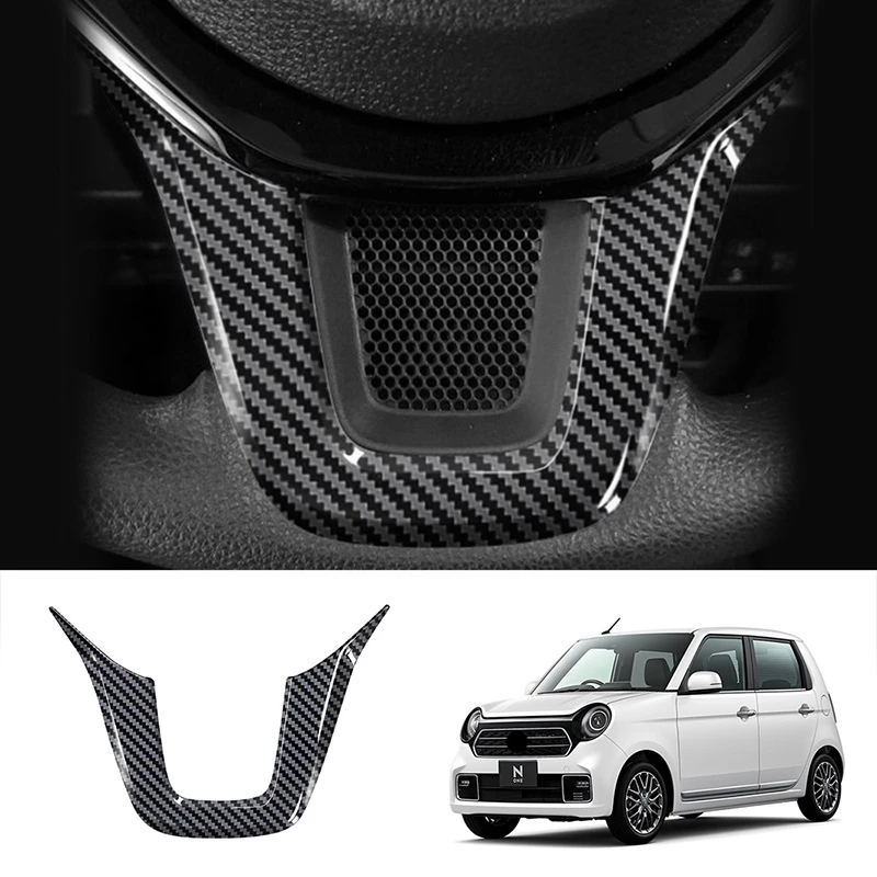 

Car Steering Wheel V-Shaped Decorative Frame Steering Wheel Trim Cover for Honda N-ONE 2020