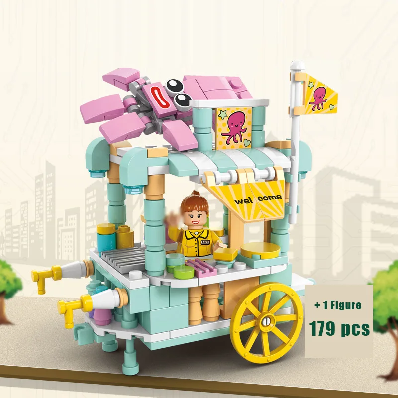 Классические строительные блоки для укладки снэк-дом кирпичные