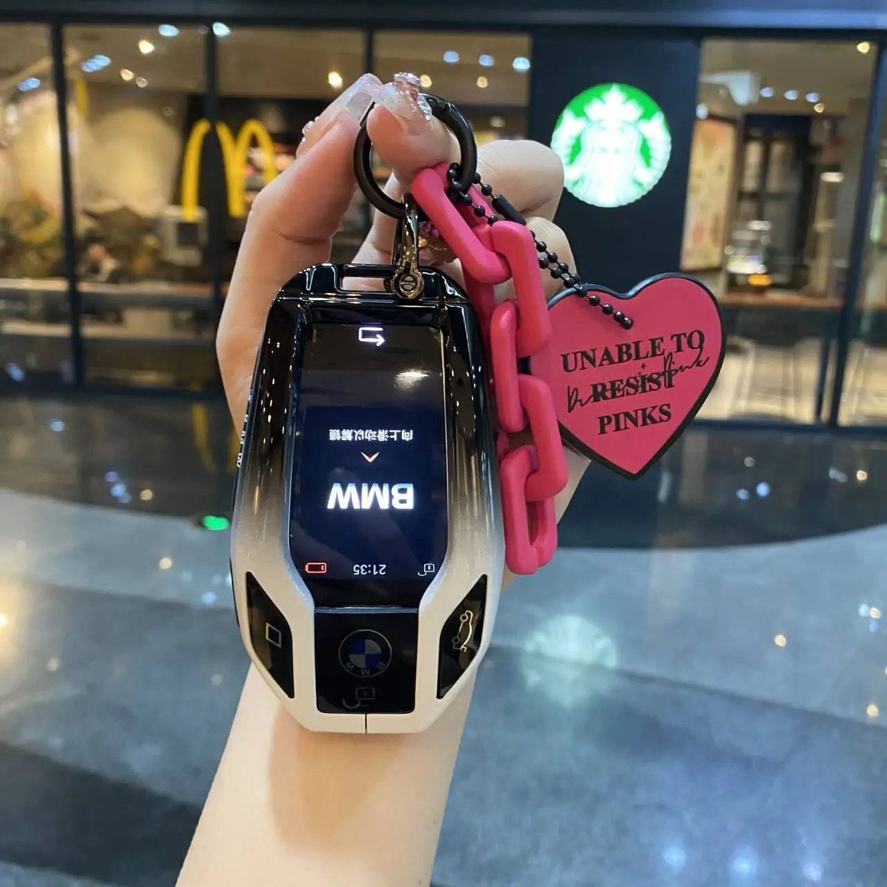 

Автомобильный чехол для ключей со светодиодным дисплеем для BMW 5 7 серии X3 X4 X5 X7 G30 G31 G11 G12 G01 GT G32 i8 Аксессуары в виде корпуса