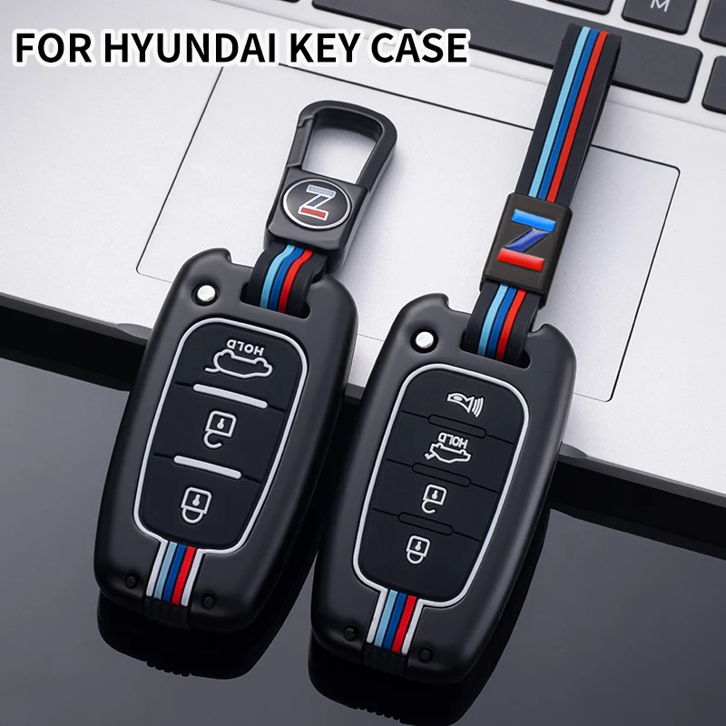 Чехол для автомобильного ключа из цинкового сплава KIA Forte Sportage K2 K5 Hyundai Genesis Coupe Sonata