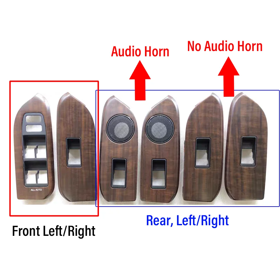 1 шт. Кнопка стеклоподъемника под дерево панель переключателя крышка рамы для Toyota