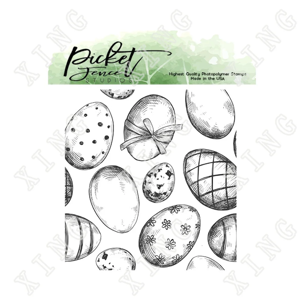 

Vintage Easter Hodgepodge Eggs Clear Silicone Stamps Seal Diy Craft Paper Scrapbooking Greeting Card Decoration Embossing Molds