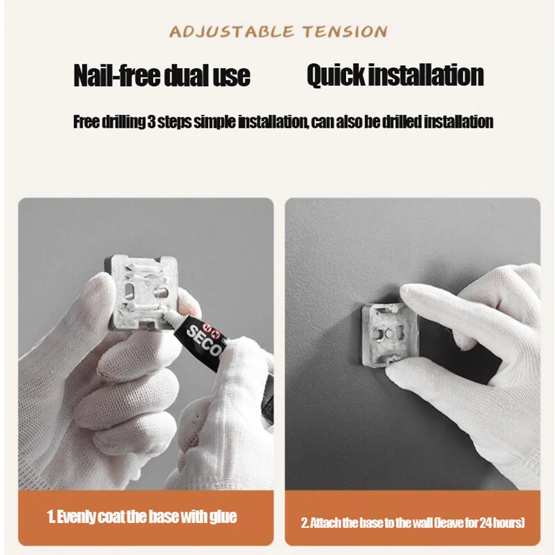 Фото Регулируемый кронштейн для душа, из легированной стали №5