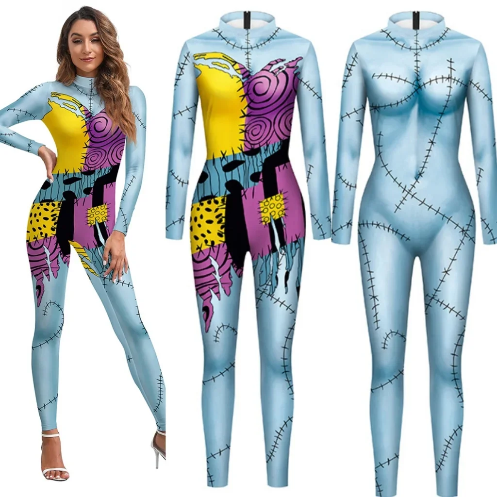 

Женский комбинезон с 3D-принтом персонажа из аниме «Рождественская ночь»