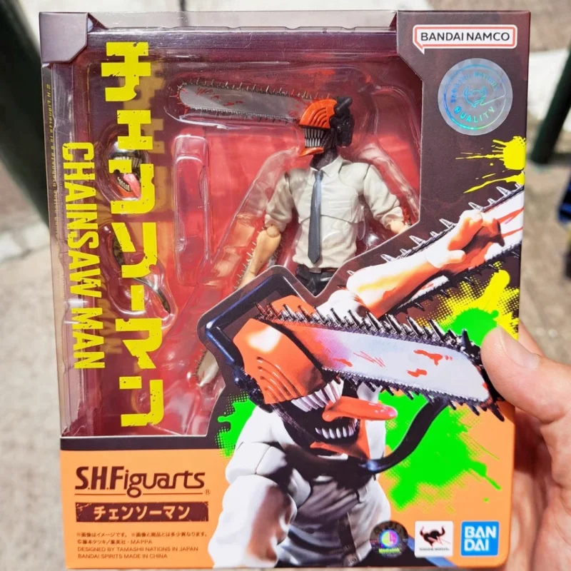 

Фигурка куклы Bandai S.h. Фигуртс Shf бензопила, Denji Yodoji аниме, Коллекционная модель куклы, хобби, ПВХ игрушка, подарок на день рождения