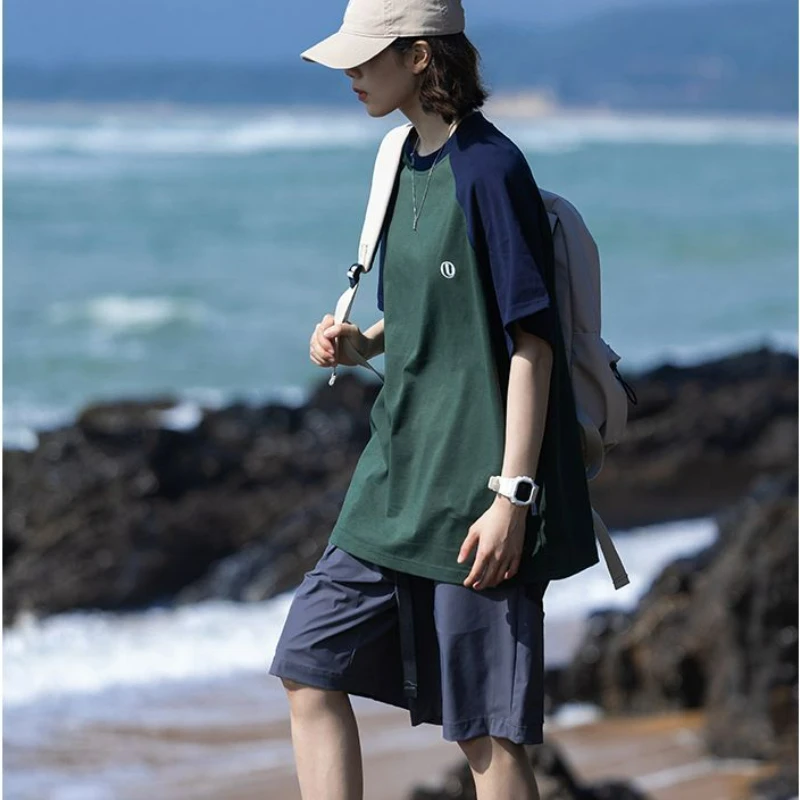 Футболка женская с коротким рукавом Повседневная винтажная свободная