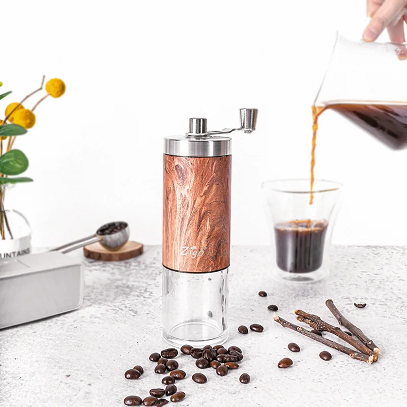 

Small Household Bean Grinder Portable Mini Grinder Hand-Cranked Coffee Beans Freshly Ground Manual Grinding Device Grinder