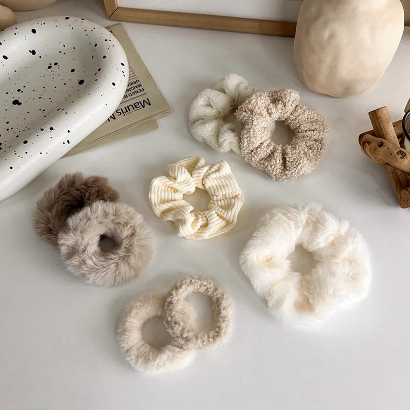 

Модные женские резинки для волос MENGJIQIAO 7 шт./лот, однотонная повязка на голову, держатель для конского хвоста, резинки, аксессуары для волос