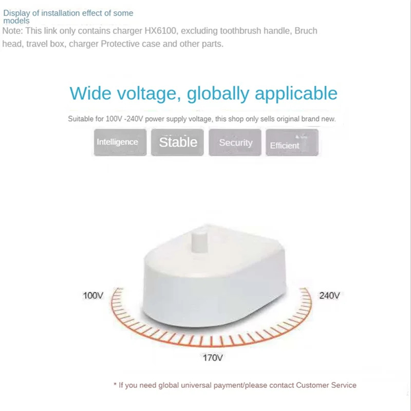 Зарядное устройство HX6100 для зубной щетки Philips Sonicare воздушная нить ирригатор