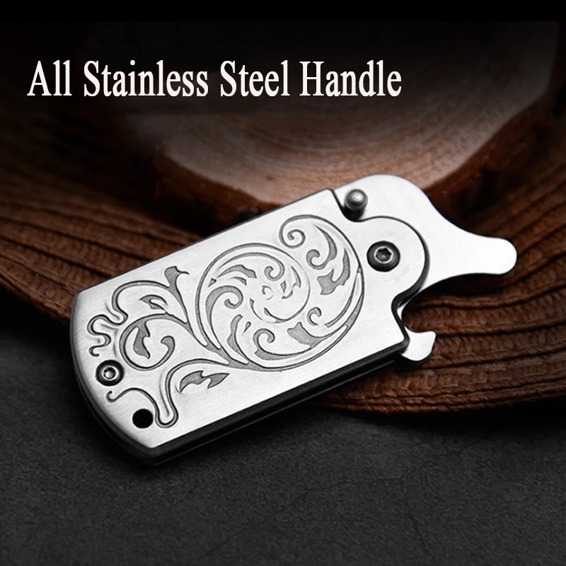 D2 Мини карманный нож из холодной стали для повседневного использования