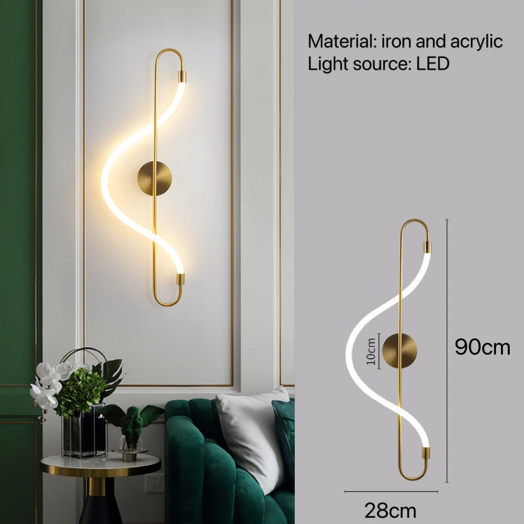 

Скандинавская настенная лампа LED