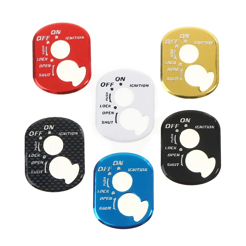 

Металлическая Автомобильная наклейка с электрическим замком зажигания для HONDA Wuyang Dreams Jia Yu, Модифицированная наклейка из алюминиевого сплава с переключателем зажигания